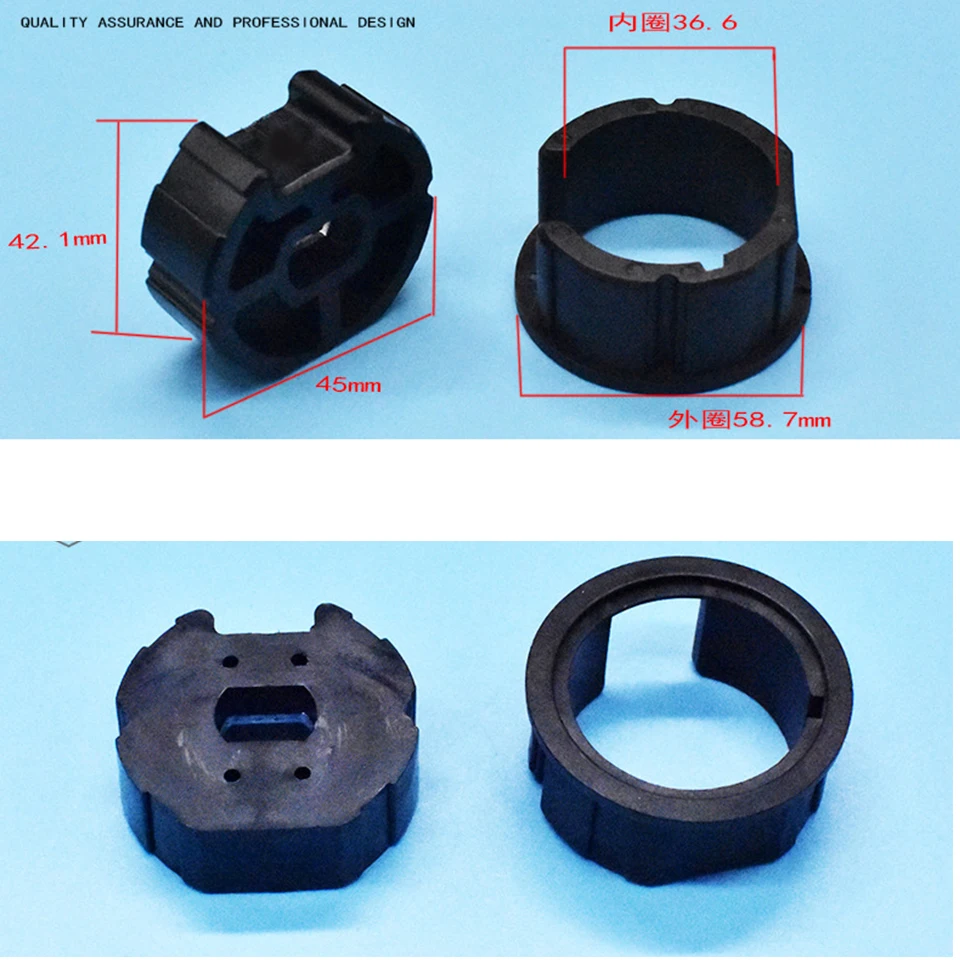 Crown Plus Adaptador de Unidade para Persianas Motorizadas, Dooya, Tuya Tubular Motor, 35mm Diâmetro, 50mm, Rolling Groove Tube