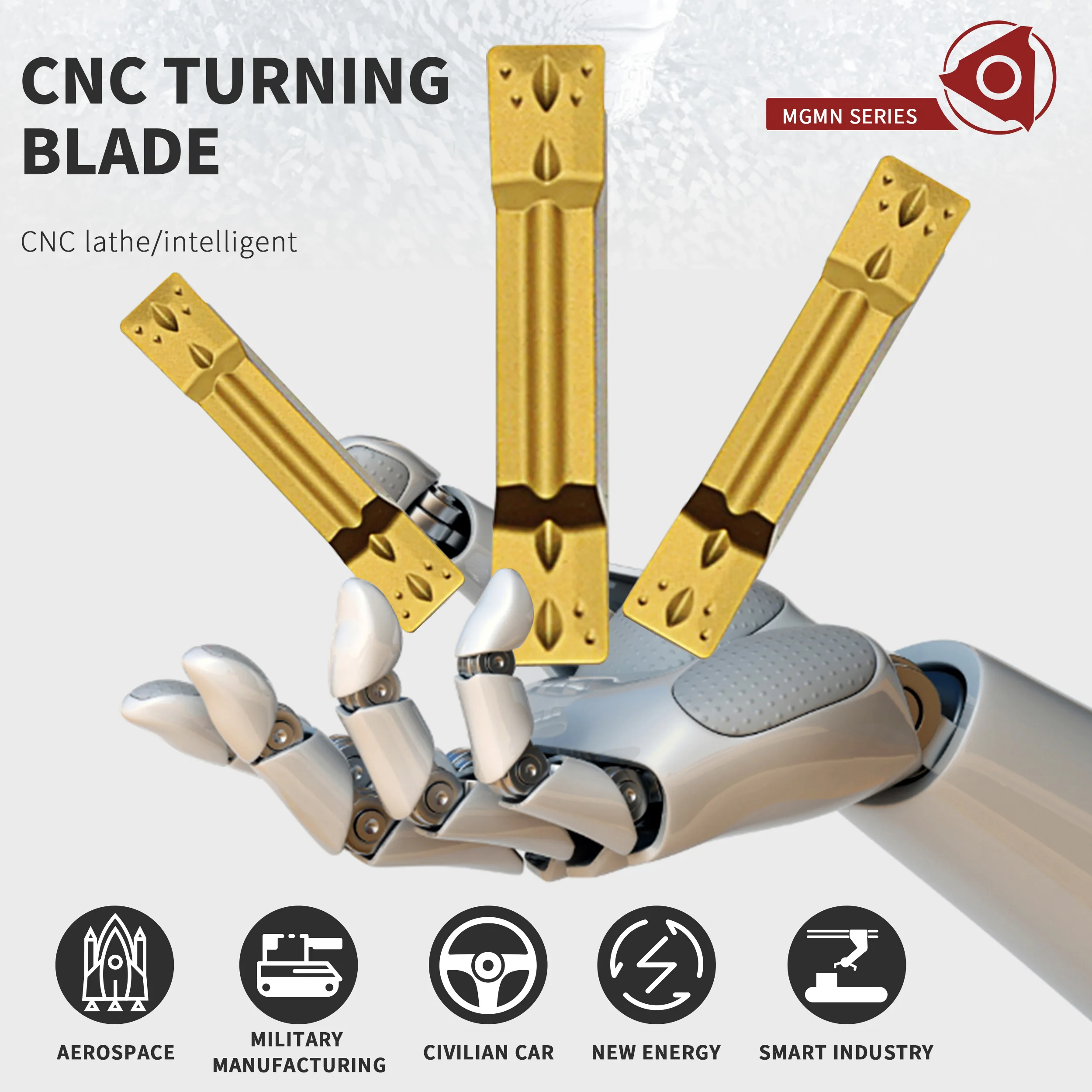 Tornio di CNC di MGMN300-M MGMN400 MGMN200 MGMN250 utensili di tornitura scanalatura e taglio lama inserti in metallo duro lavorazione
