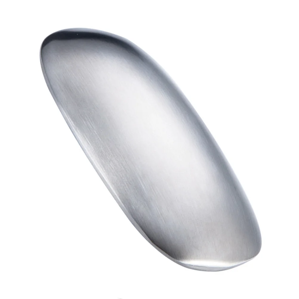 

Stainless Steel Soap Odor Remover for Cooking Silver Deodorizing Bar Holder Eliminates Garlic Onion Fish Smell Dishwasher Safe