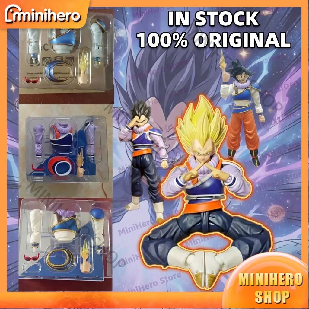 

100% Original In Stock Premium Quality Dragon Ball Z SHF Instant Transmission Son Goku Chibi Action Figure Anime Toy