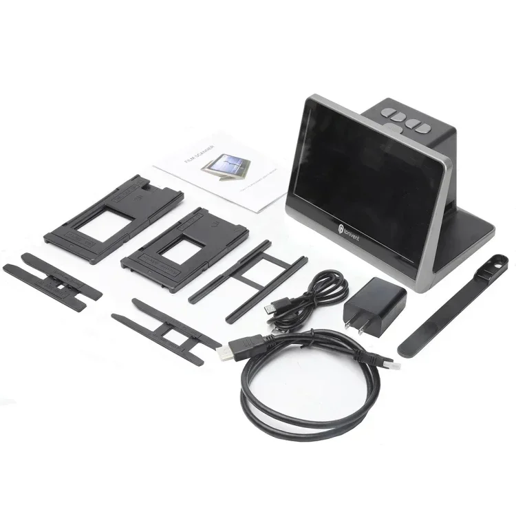 2025 New Arrival Tonivent TON172 24-48 Mega Pixels 7 inch HD Screen Film Scanner /USB MSDC