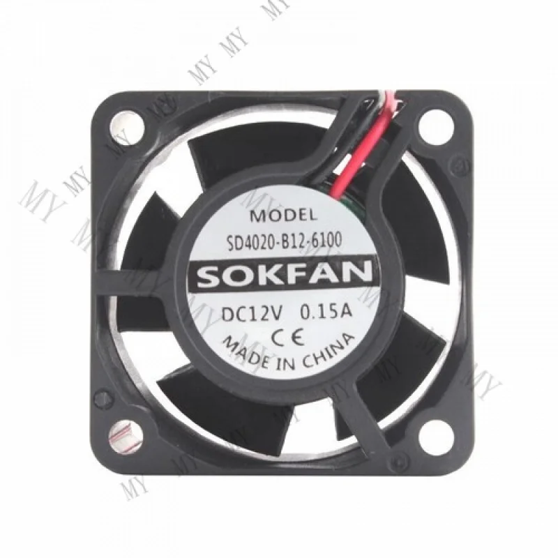 

TT for SOKFAN SD4020-B12-6100 4020 12V 0.15A small DC cooling fan