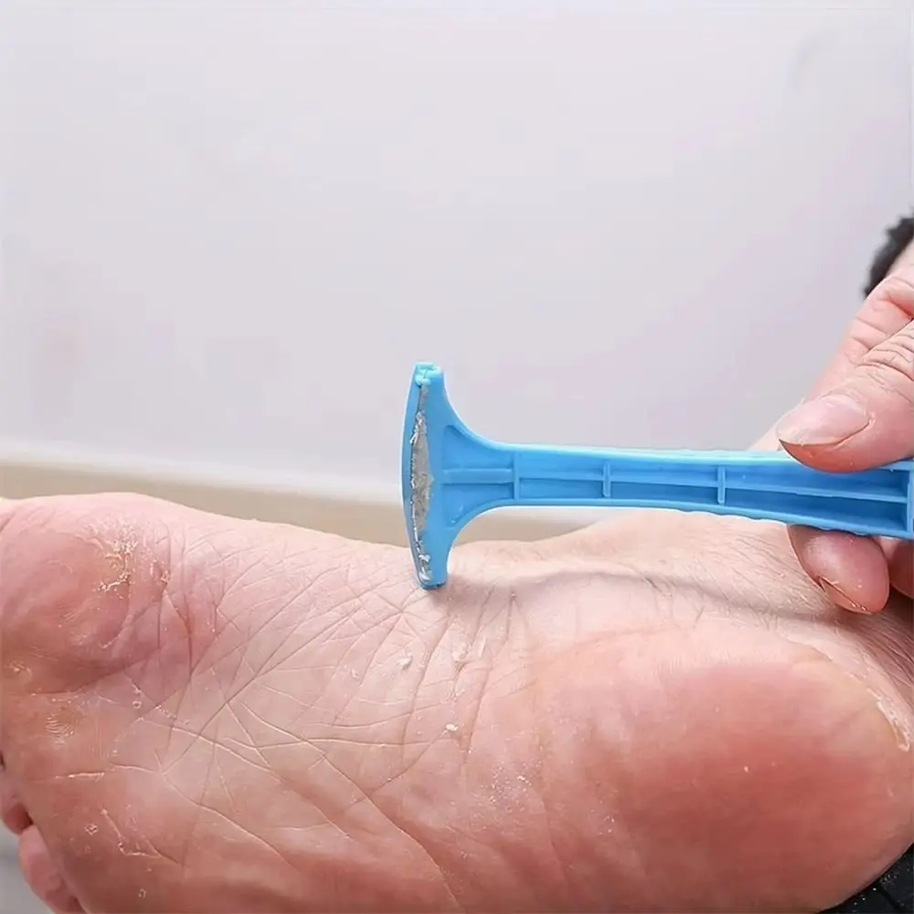 Plastic Material Foot Heel Callus Remover Professional Tool Portable Design Pedicure Rasp Handle Design Skin Care Tool