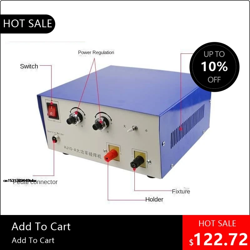 

818003 Useful 100A High Power Handheld Laser Spot Welding Machine For Jewelry Coil Bracelet Interface Small Solderi