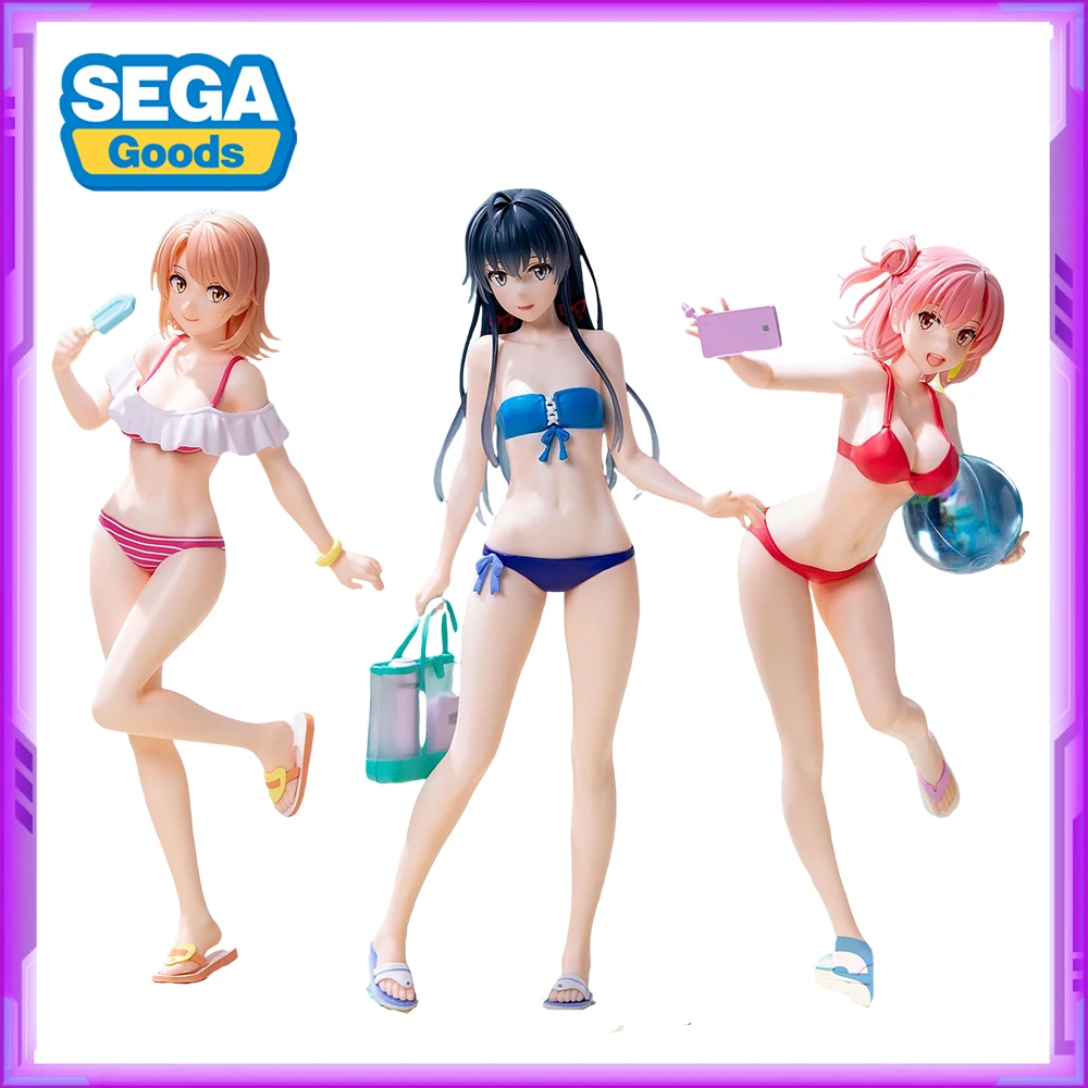 

Original SEGA My Teenage RomCom SNAFU Isshiki Iroha Yukinoshita Yukino Yuigahama Yui PVC Anime Figures Action Figure Model Toys