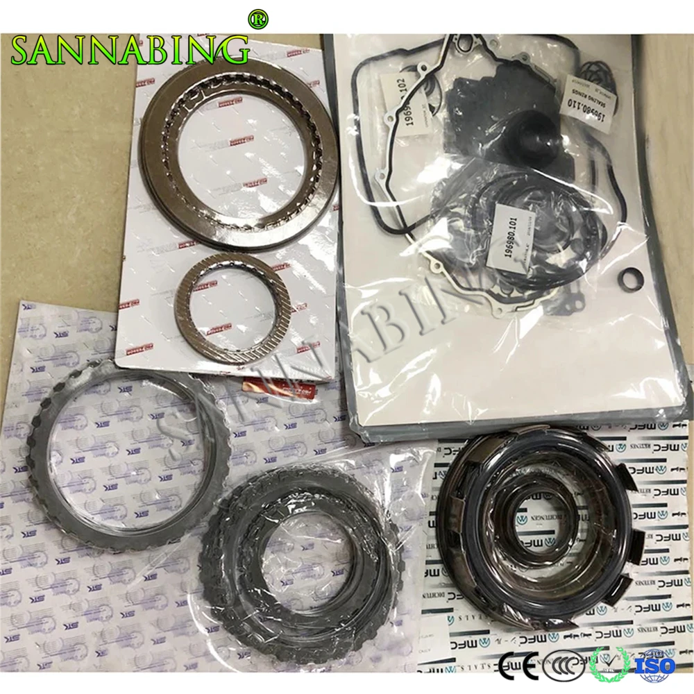 6T70 6T75 Automatic Transmission Overhaul Master Rebuild Repair Kit For Buick Cadillac Chevrolet Friction plate Steel sheet