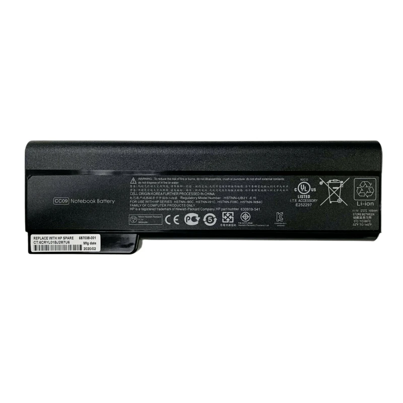 For HP EliteBook 8460w 8460p 8470w 8560p 8570p 8760p Battery 100Wh CC09