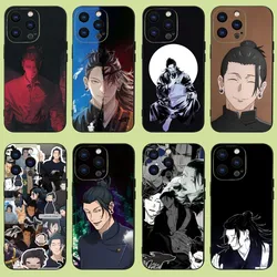 Suguru GetoS Phone Case For iPhone 15,14,13,12,11 Plus,Pro,Max,XR,XS,X,7,8 Plus,SE,Mini Silicone Soft