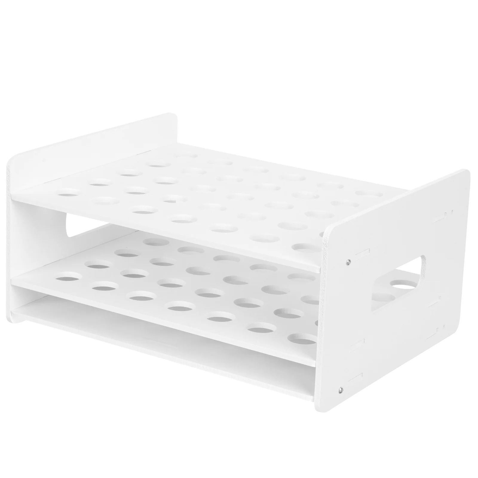 Scissors Organizer 35 Holes Wooden Rack for Art Supplies Classroom Desktop Storage Scissors Rack Desktop Holder