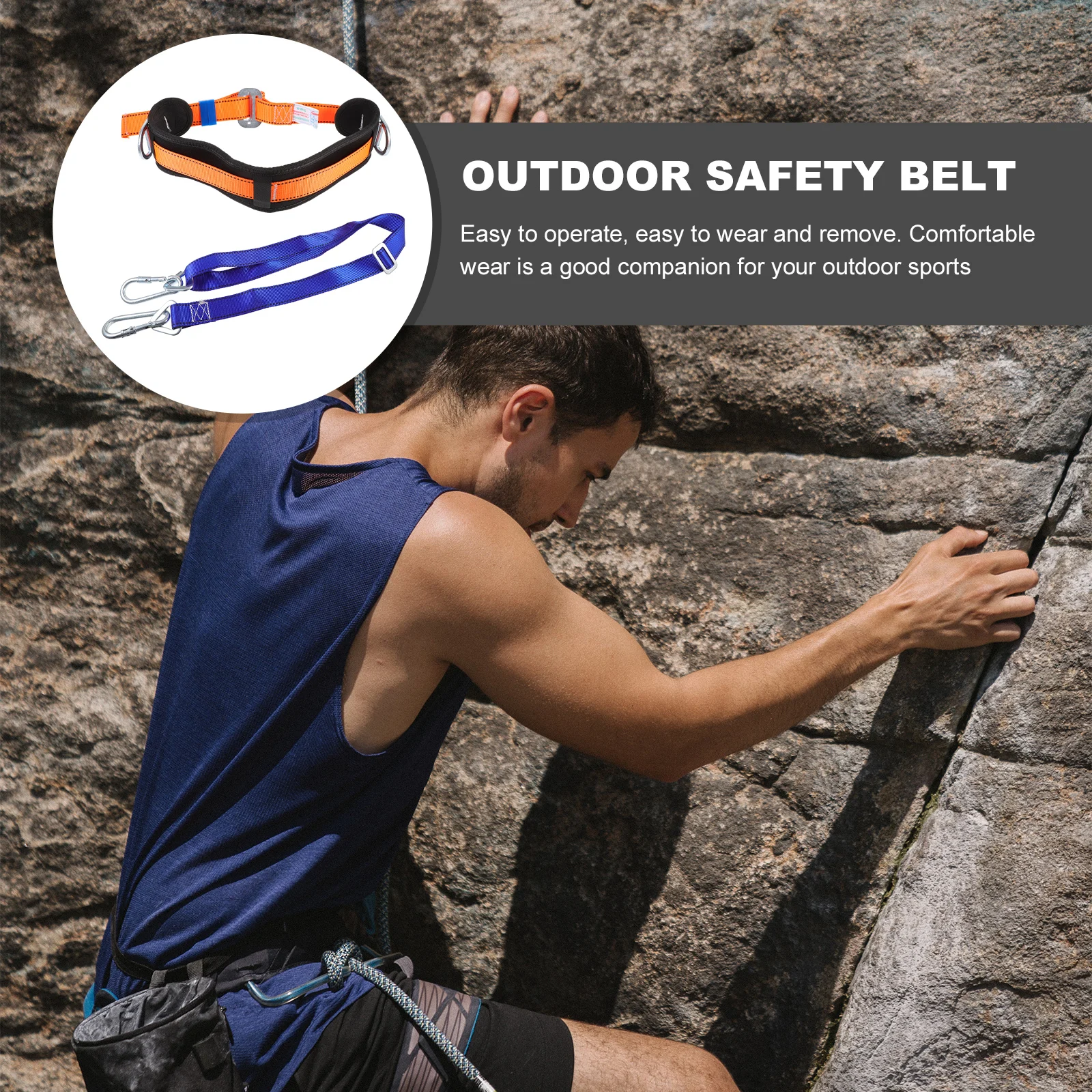 

Climbing Safety High Strength Anti Falling Electrician Belt Outdoor Sports Women Family Use Mountaineering Tree