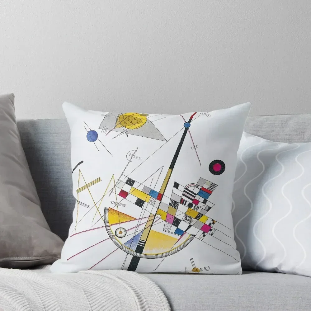 

Delicate Tension by Wassily Kandinsky Throw Pillow luxury throw pillow covers Luxury Living Room Decorative Cushions pillow