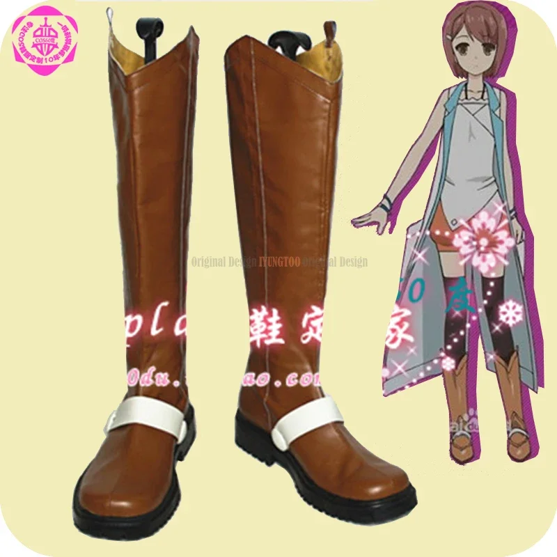 

Problem Children are Coming from Another World Kasukabe Yo Anime Characters Shoe Cosplay Shoes Boots Party Costume Prop