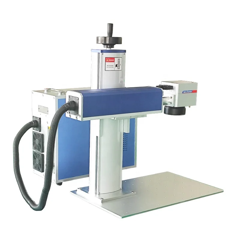 Portable Fiber Laser 20w 30w 50w 100w Max Raycus JPT Cnc Desktop Color Fiber Laser Marking Machine Price for Metal