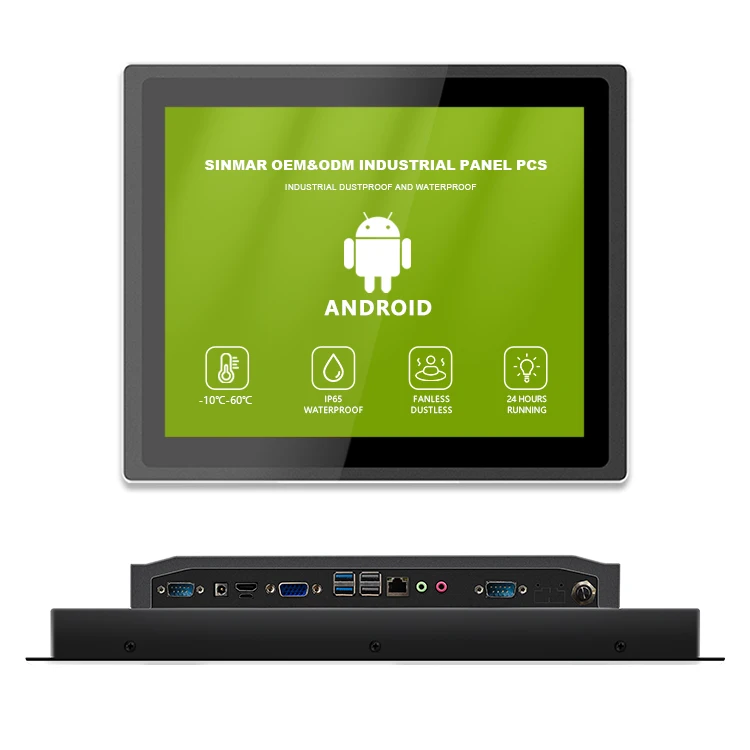 Wholesale Sinmar all ine one plc hmi display Capacitive touch screen android aio panel tablet mini pc with touch screen