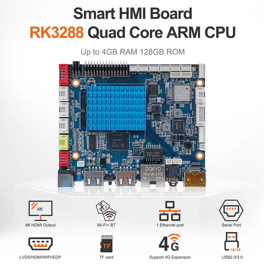 Liontron  Android Motherboard for tablet Customized Professional PCBA Circuit Embedded Rockchip RK3288 1.8GHz Quad Core Linux H3