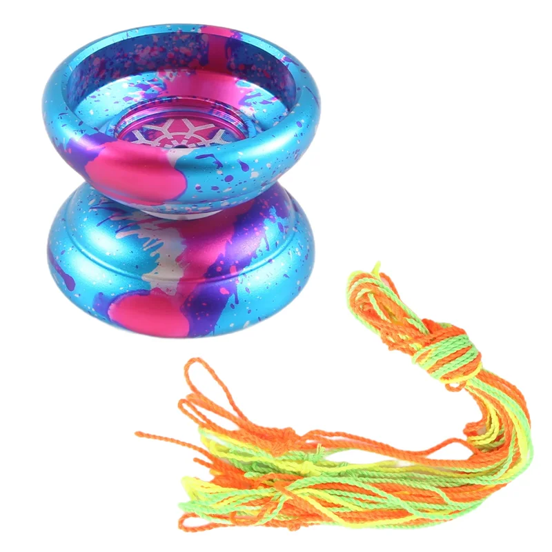 يويو غير مستجيبة، يويو احترافي للأطفال، كرة يويو للمبتدئين من الألومنيوم للاعبين يويو مع 10 أوتار يويو-A09I