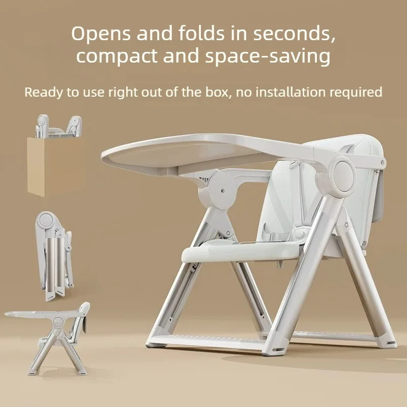 Portable Children Dining Chair Foldable Comfortable Backrest Armrest Children Chairs Household Individual Dining Table Chairs