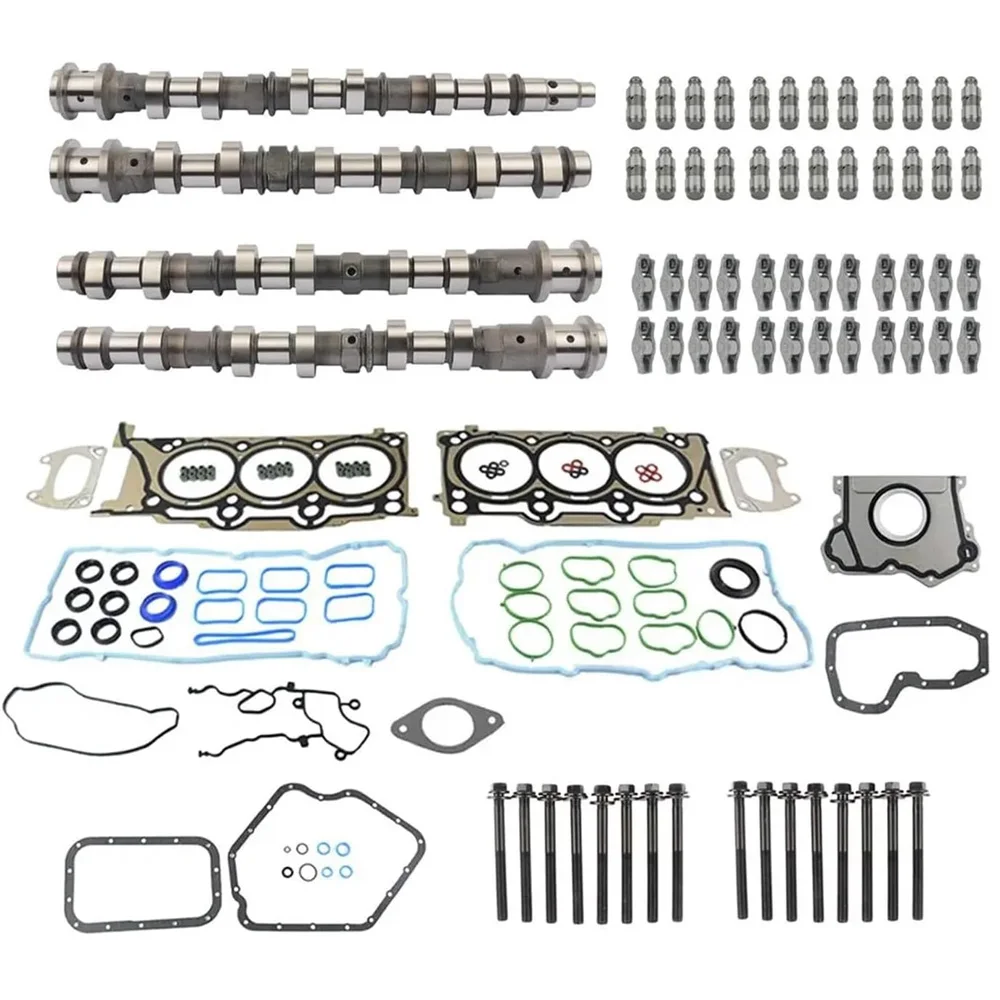Engine Parts Camshaft Full Gasket Set Vlave Lifter Rocker Arm Fit 3.6 L V6 Gas For 11-15 Jeep Chrysler Dodge Caravan 1500 3.6L