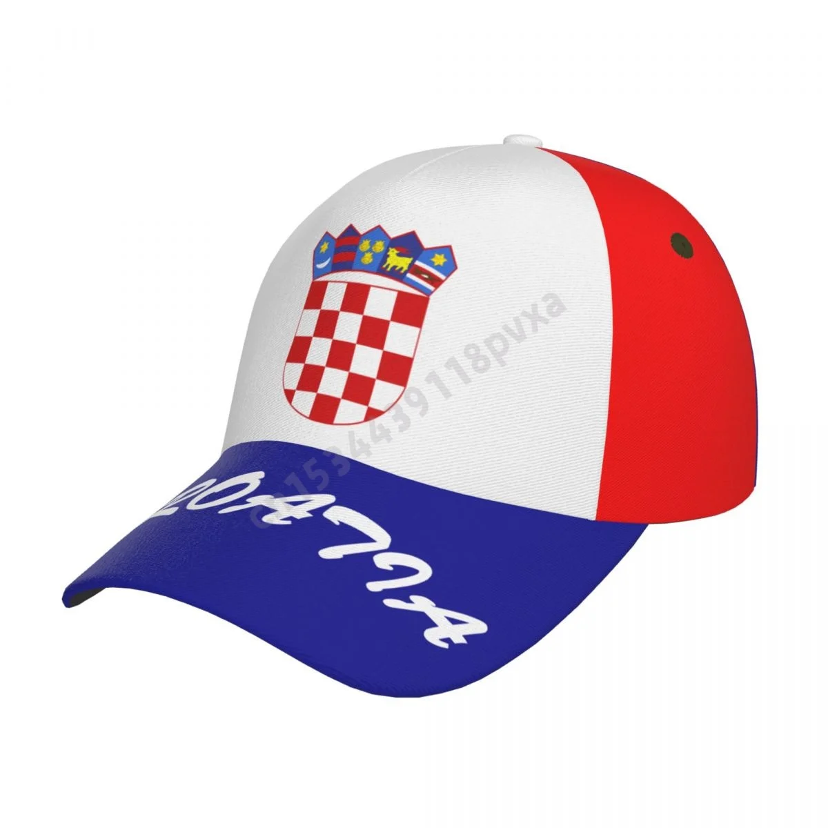 Unisex Croatia Flag Croatian Adult Baseball Cap Patriotic Hat for Baseball Soccer Fans Men Women