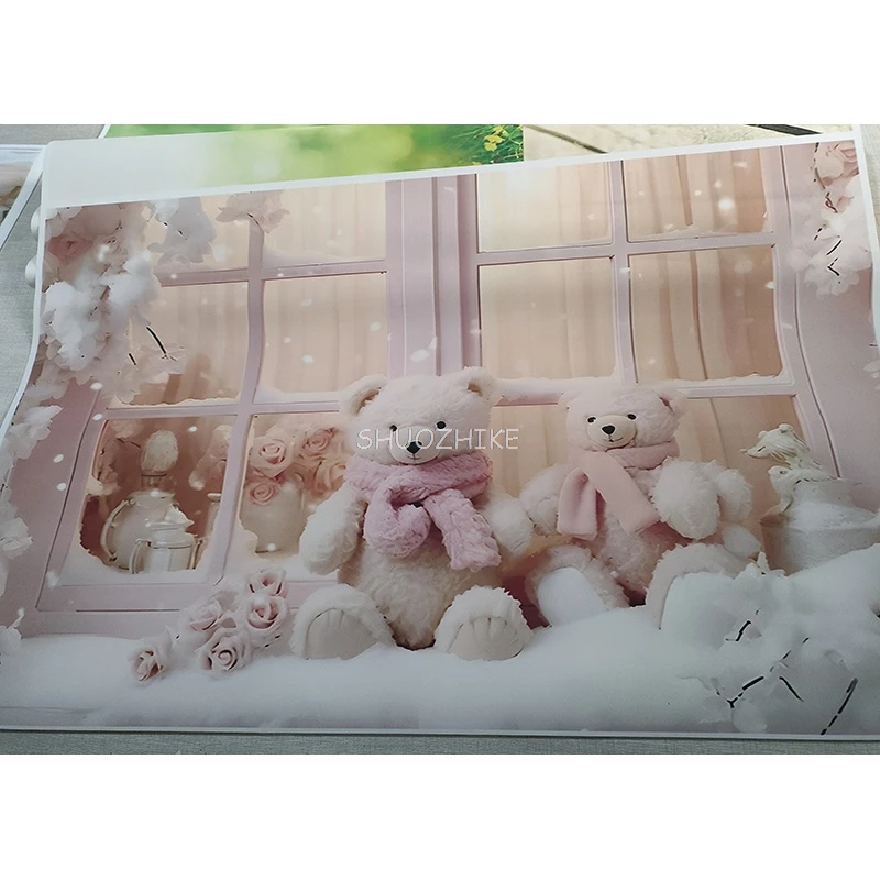 เพื่อนปาร์ตี้ Central Perk กําแพงอิฐการถ่ายภาพฉากหลัง Props Retro โซฟาเด็กธีมวันเกิดพื้นหลังสตูดิโอ QZ-25