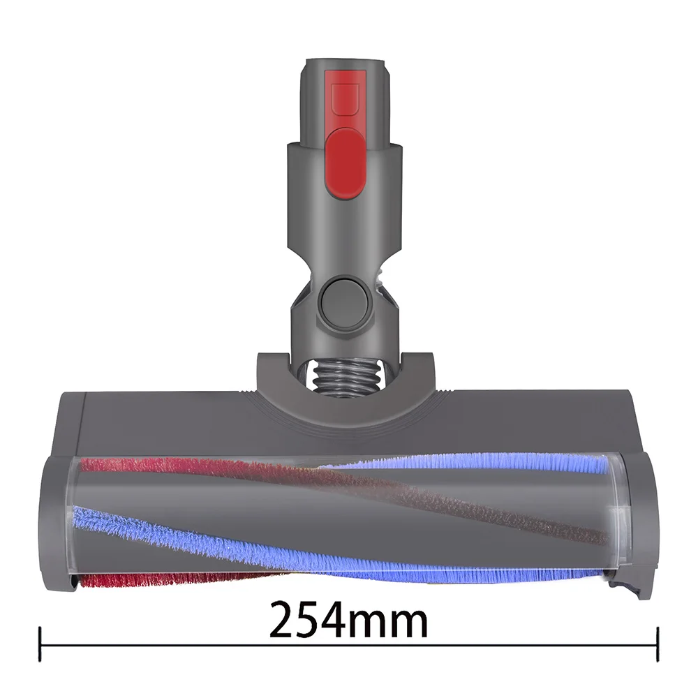 Dla Dyson V12 Detect Slim V10Slim akcesoria głowica szczoteczki do dywanów głowica silnika z zielonym światłem kurzu wymiana głowicy szczoteczki