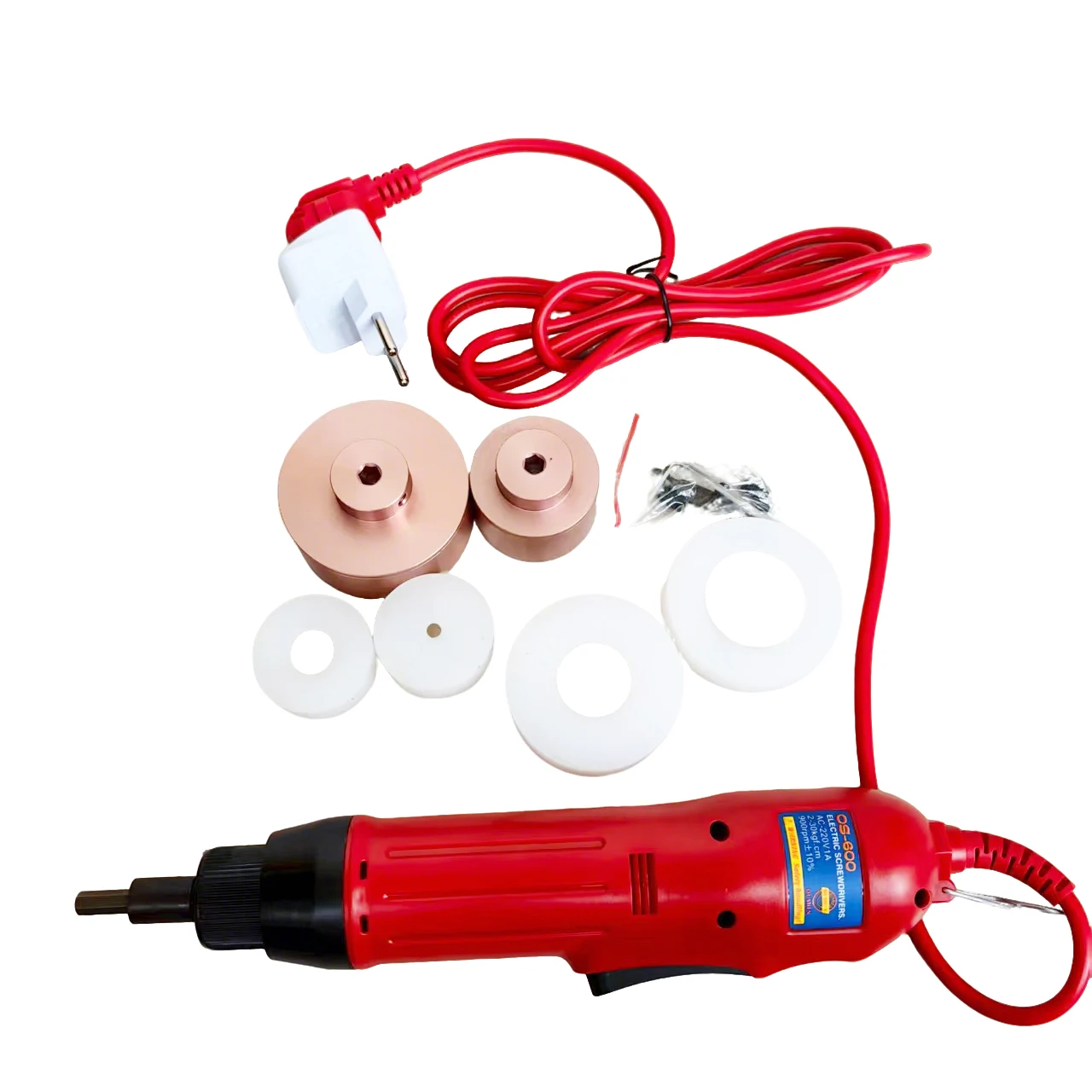 Manual Capping Machine Cap Capper 10-50mm ​Hand-held Electric Sealer Screw Cap Locker 220V Handheld Big Power 80W - Image 3