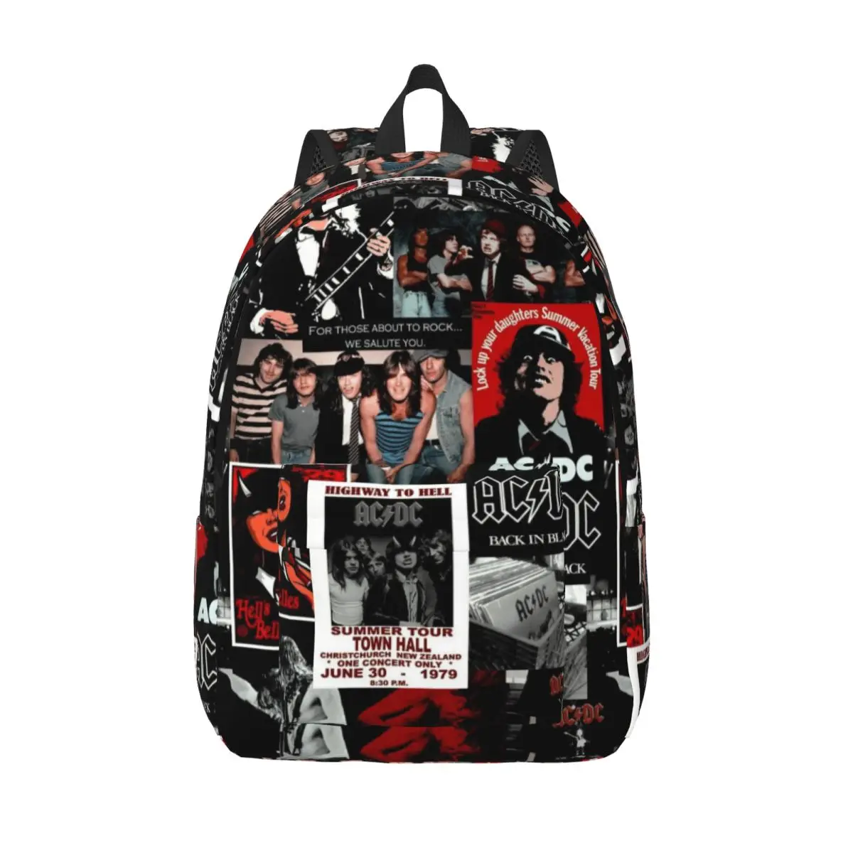 

Рюкзак A-ACs Music Tour Rock Band DCs для мужчин и женщин, модный школьный деловой рюкзак для ноутбука, компьютера, сумка на плечо, подарок