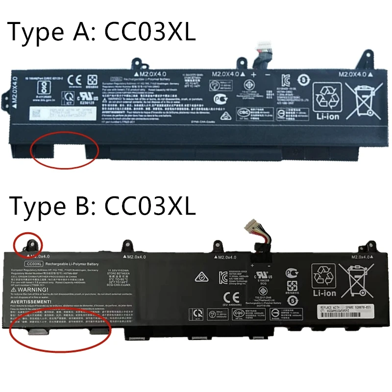 Imagem -06 - Vagalume Supstone Cc03xl Hstnn-lb8q Bateria para hp Zbook 14 g7 g8 Mt32 Mt46 L776081c1 Elitebook 830 835 840 845 s Probook 635 Aero