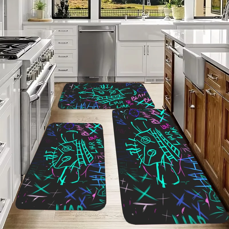 Rectangle Jinx Arcane Mat Bedroom Area Rug Graffiti Bomb Doormat Kitchen Carpet Bathroom Accessories Outdoor Home Decor