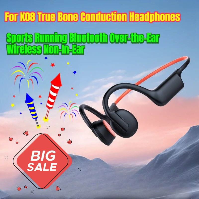 

For K08 True Bone Conduction Headphones Sports Running Bluetooth Over-the-Ear Wireless Non-In-Ear