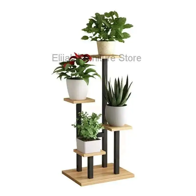 Fashion Aesthetics Flower Shelf Designer Decoration Living Room Balcony Shelf Flower Pot Minimalist Modern Muebles Furniture