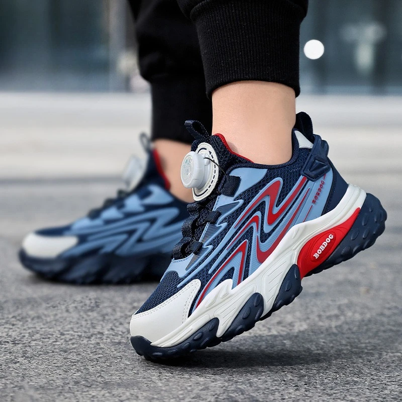 

Children's Running shoes 2025 Autumn Mesh Breathable Sports Shoes Teenagers Non-Slip Wear-Resistant Basketball Kids Sneakers