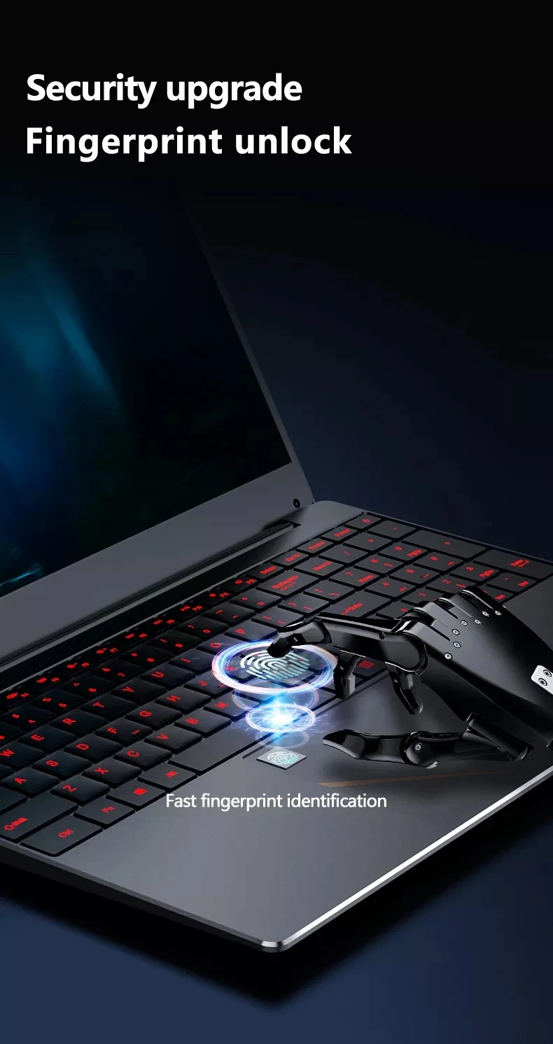 Wholesale 15.6 inch laptop computer Quad core business gaming notebook