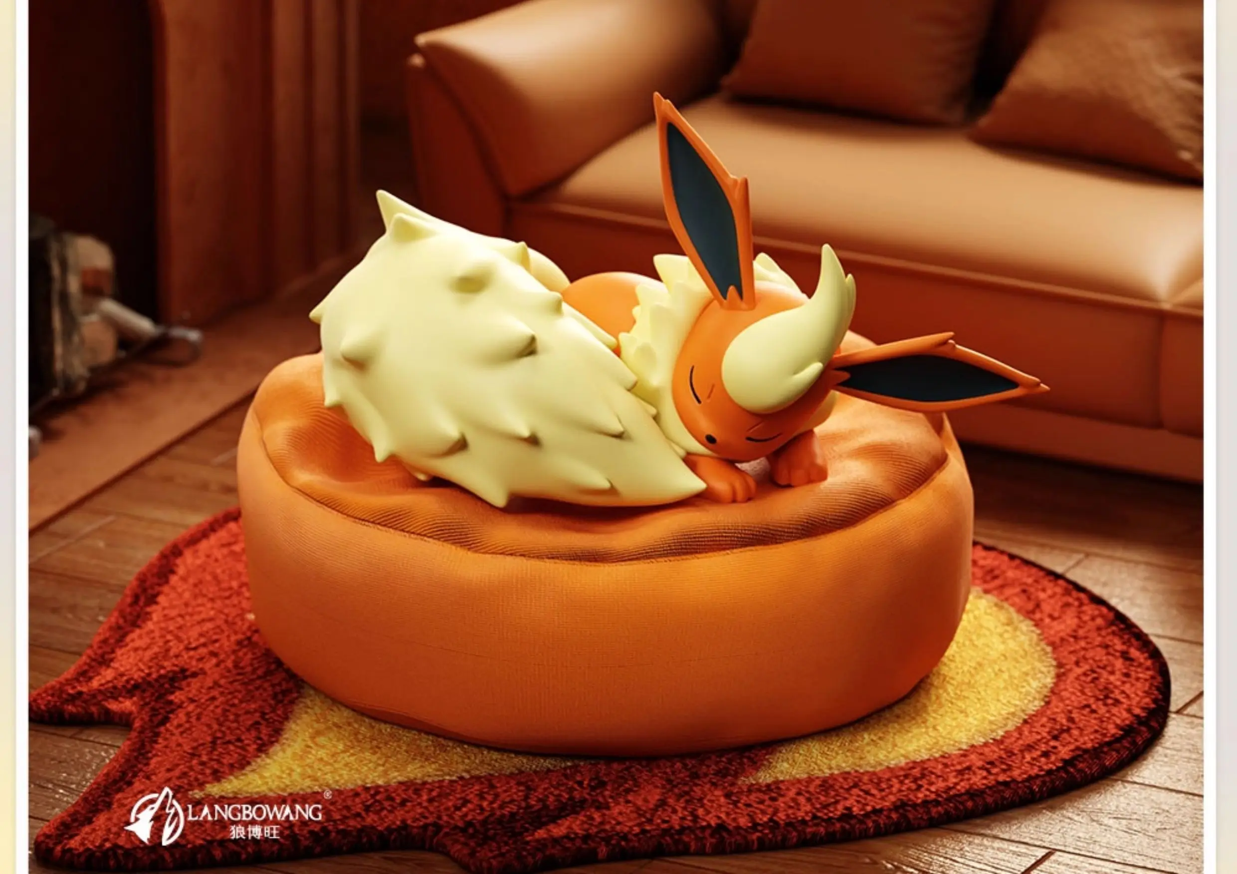 Neu auf Lager: Pokémon Eevee Schlafpositionen-Serie Blindbox – Sylveon, Umbreon, Flareon, Jolteon Anime Desktop-Dekorationsmodell Spielzeug – Detail 6