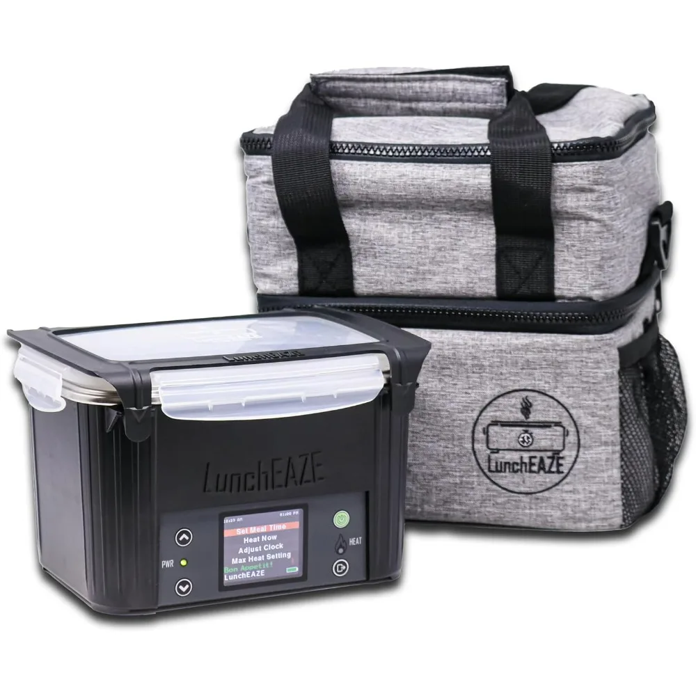 Electric Lunch Box – Self-Heating,Cordless, Battery Powered Food Warmer for Work, Meal Prep Friendly with Bluetooth Connectivity