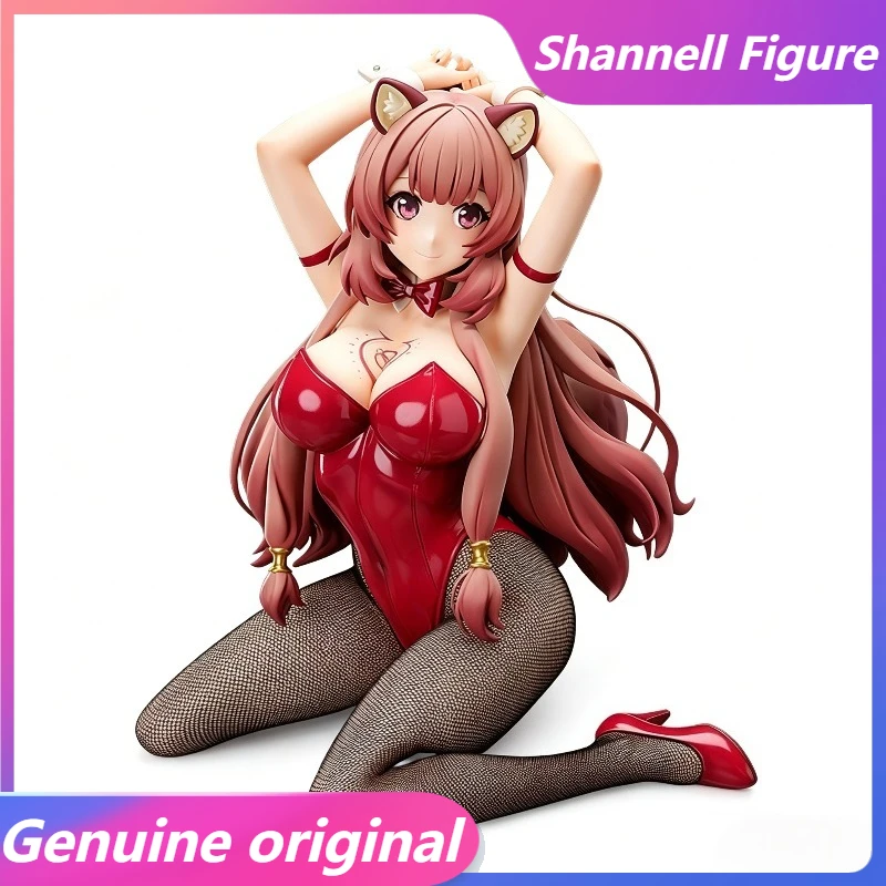 

100% Original The Rising of the Shield Hero Raphtalia Bunny Girl 1/4 Scale PVC Action Figure Anime Model Toys Collection Doll