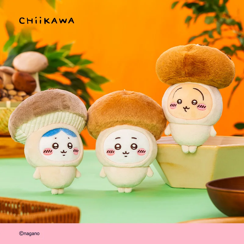 

Cute CHIIKAWA Halloween Plush Keychain - Kawaii Mini Stuffed Toy Charm for Bag Keys, Ghost Pumpkin Gift