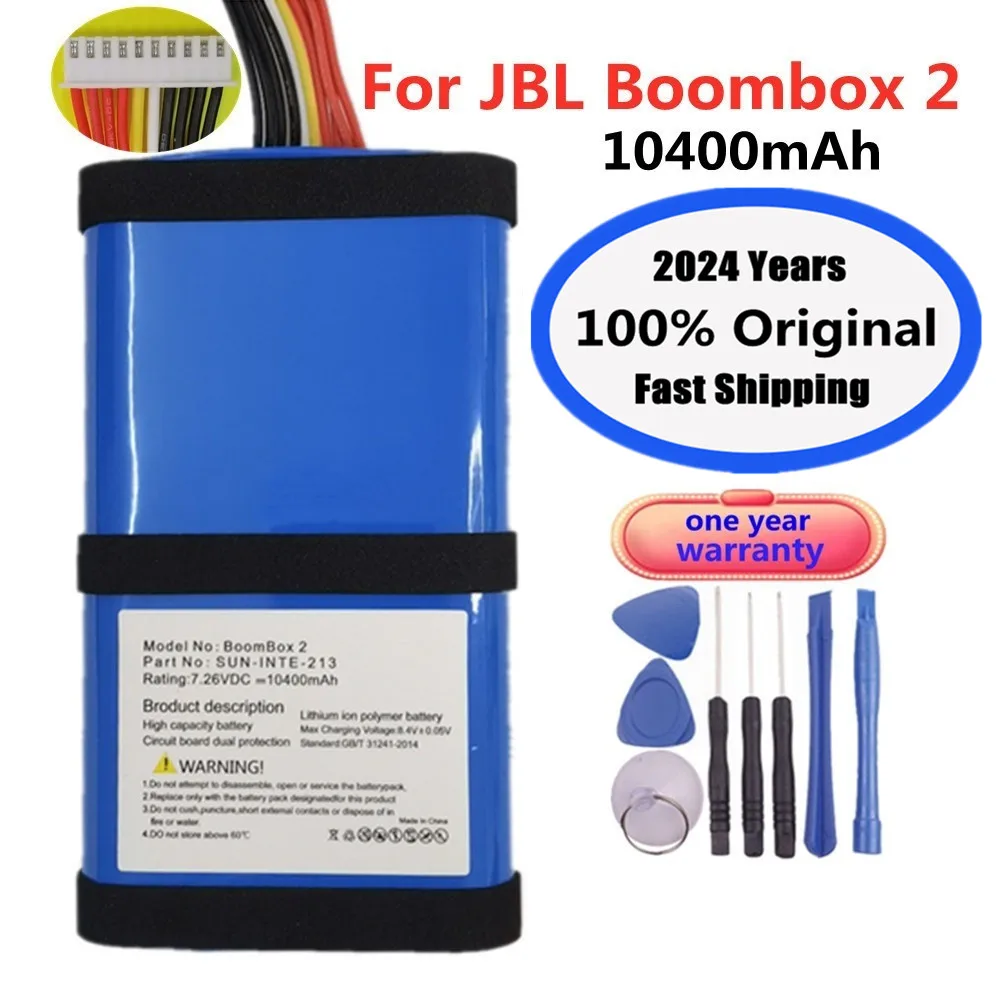 2024 100% Original Player Speaker Battery For JBL Xtreme Boombox 2 3 Flip 3 4 5 6 1 2Charge 5 4 3 2016 Bluetooth Audior Battery