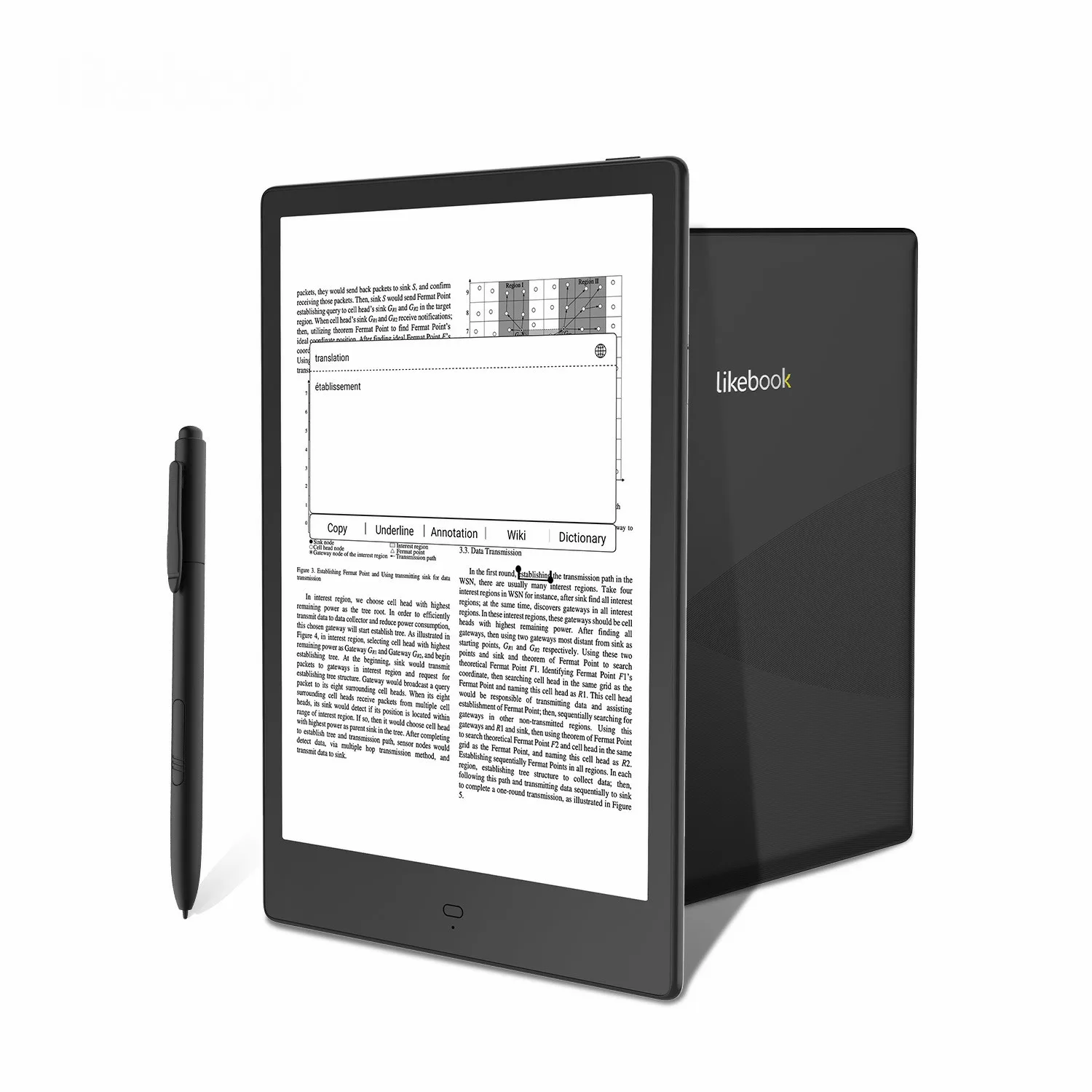 K103  android 10.3inch 6.0 ebook reader with wifi , 4+32GB eink HD screen 1404*1782 book reader