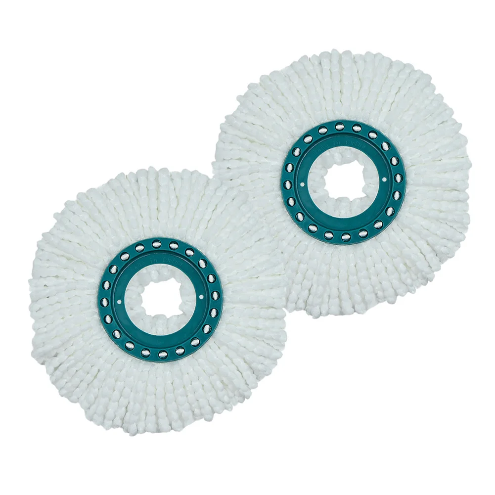 2 Pack Mop Replacement Compatible With Leifheit Clean Twists Disc Mop Systemes Mop Head Microfibre Very Absorbent Cleaning Tool