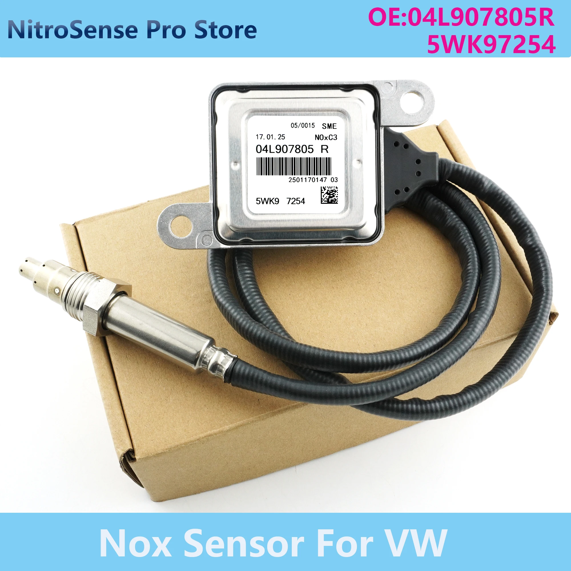 

04L907805R 5WK97254 Nitrogen Oxide Nox Sensor for Skoda SUPERB III VW PASSAT B8