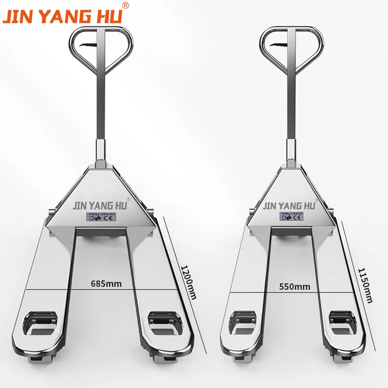 Factory Cleanroom Hand Pallet Truck 2000Lbs  Rust-Free Pallet Jack Mover for Hygienic Material Handling Forklift Truck