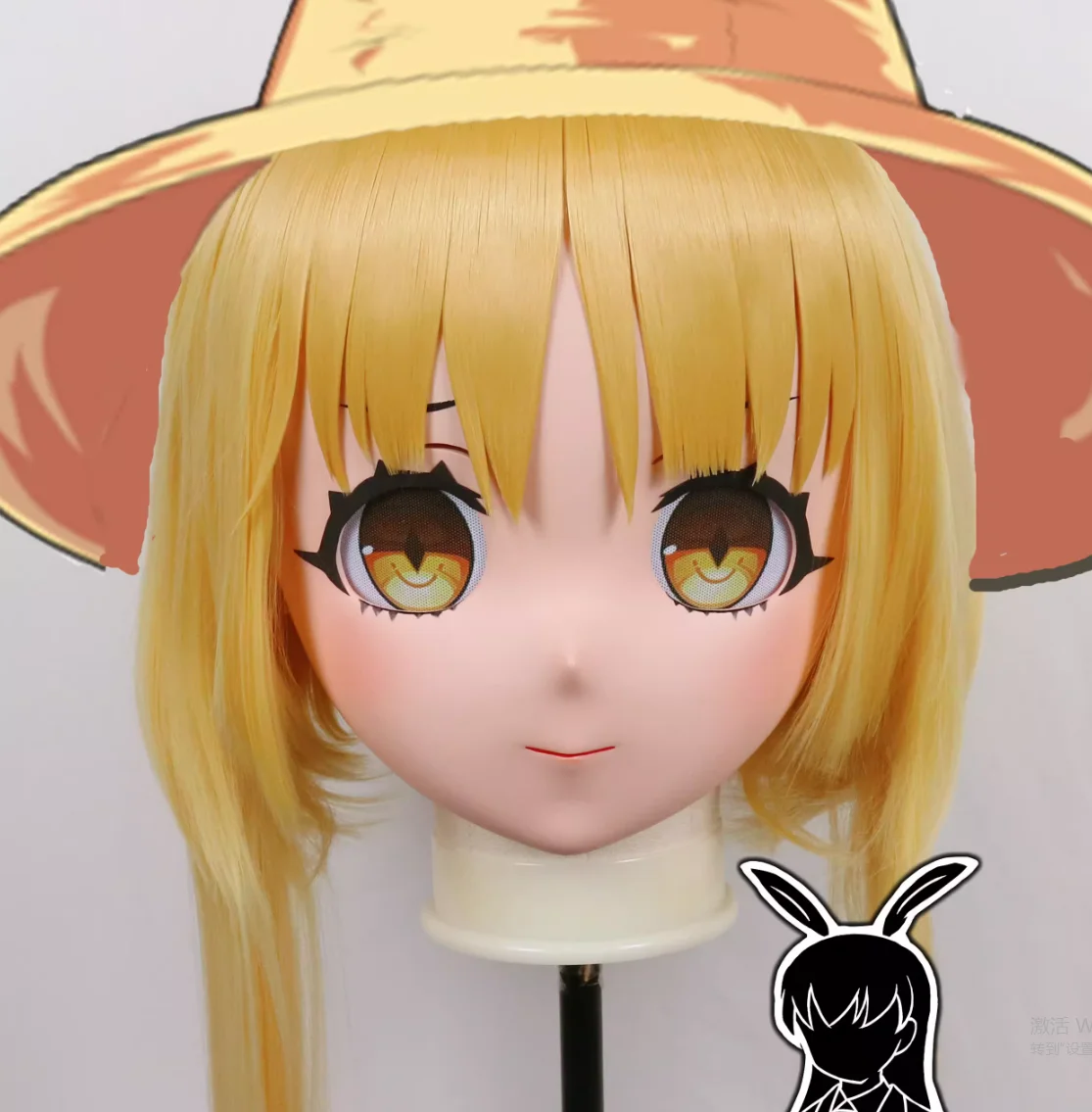 

(RB2803)Customize Full Head Quality Handmade Female/Girl Resin Japanese Anime Cartoon Character Kig Cosplay Kigurumi Mask