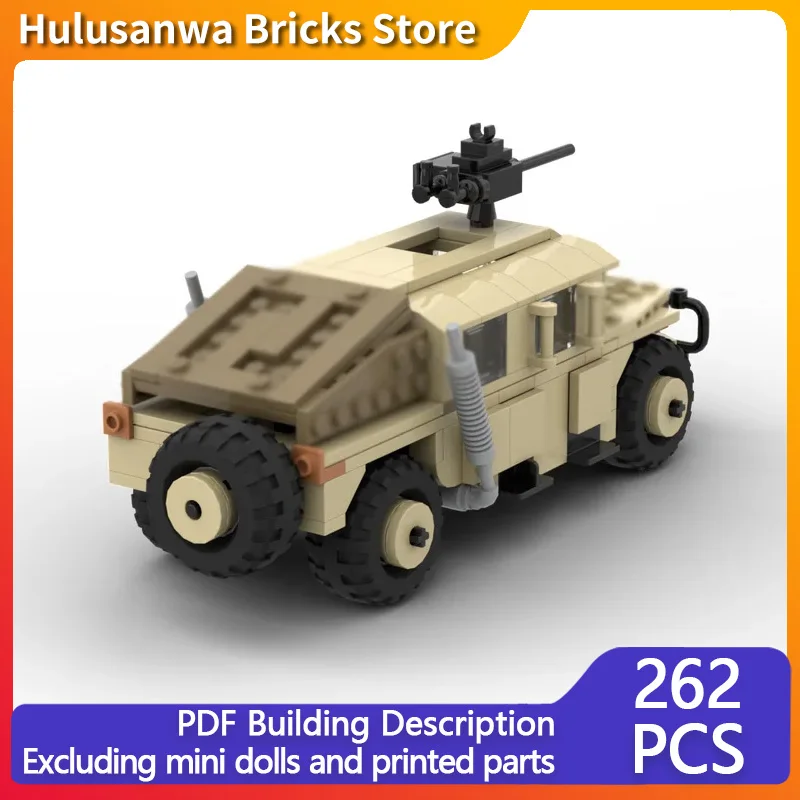 Modelo de veículo off-road militar moc, tijolos de construção, equipamento de guerra, tecnologia modular, montar brinquedos infantis, terno, presentes, feriado