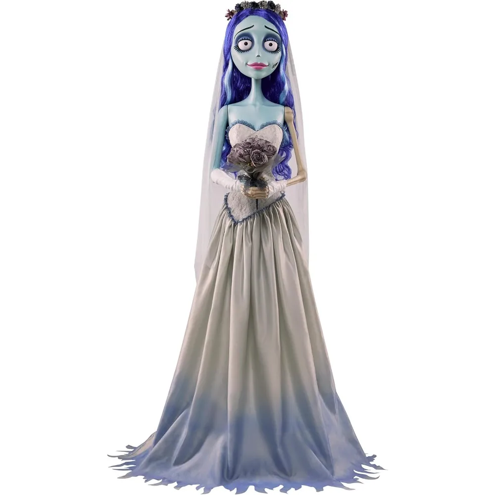 

Halloween Ghost ，Spirit Halloween Corpse Bride 5.8 Ft Emily Animatronic Officially Licensed Decorations Animated Hallowe