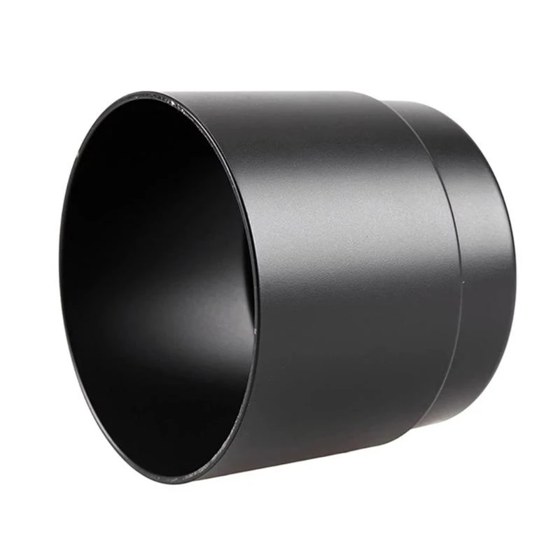 E8BA et67 ABS Sunshade Lens Shade لـ EF 100mm f/2.8 Macro Lens Hound Guard يحمي مرة أخرى الضوء غير المرغوب فيه