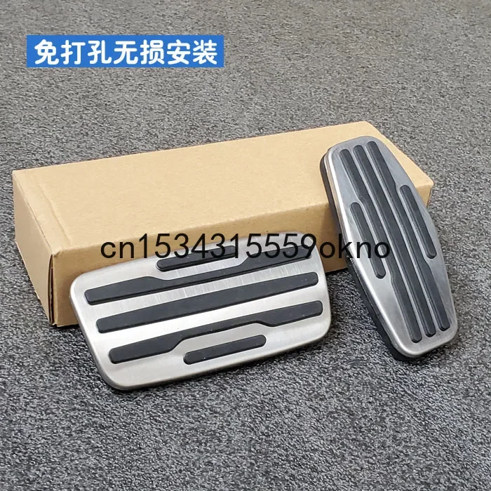 Aluminum Alloy Footrest Gas Brake Pedals Pad For Chevrolet Monza CAVALIER Silverado No Drilling