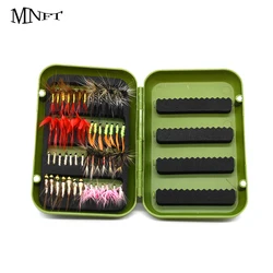 Fly Fishing Flies Kit, 40-56Pcs Handmade Fly Fishing Gear With Dry/Wet Flies, Streamers, Fly Assortment Trout Bass Flies Set