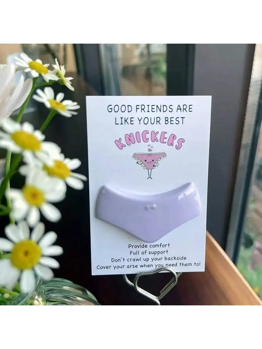 Beste Freunde sind wie Ihre Lieblingsunterwäsche: Taschenumarmungen bringen Komfort und Unterstützung – perfekte Geschenke für Freunde und Familie – Detail 3