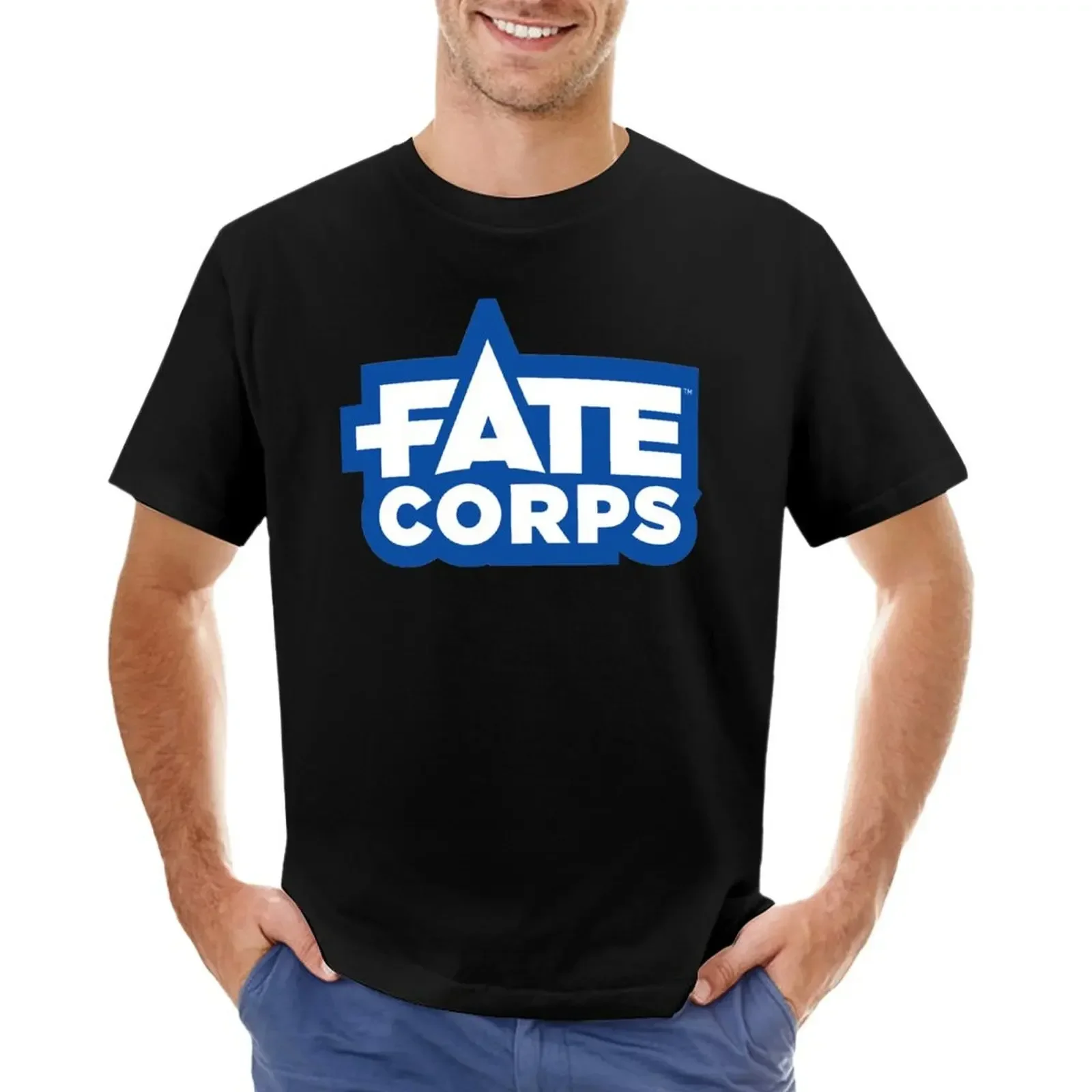 Fate Corps (Blue) T-shirt heavyweights Aesthetic clothing new edition Short sleeve tee men Gil Elvgren Essential T-shirts 2024